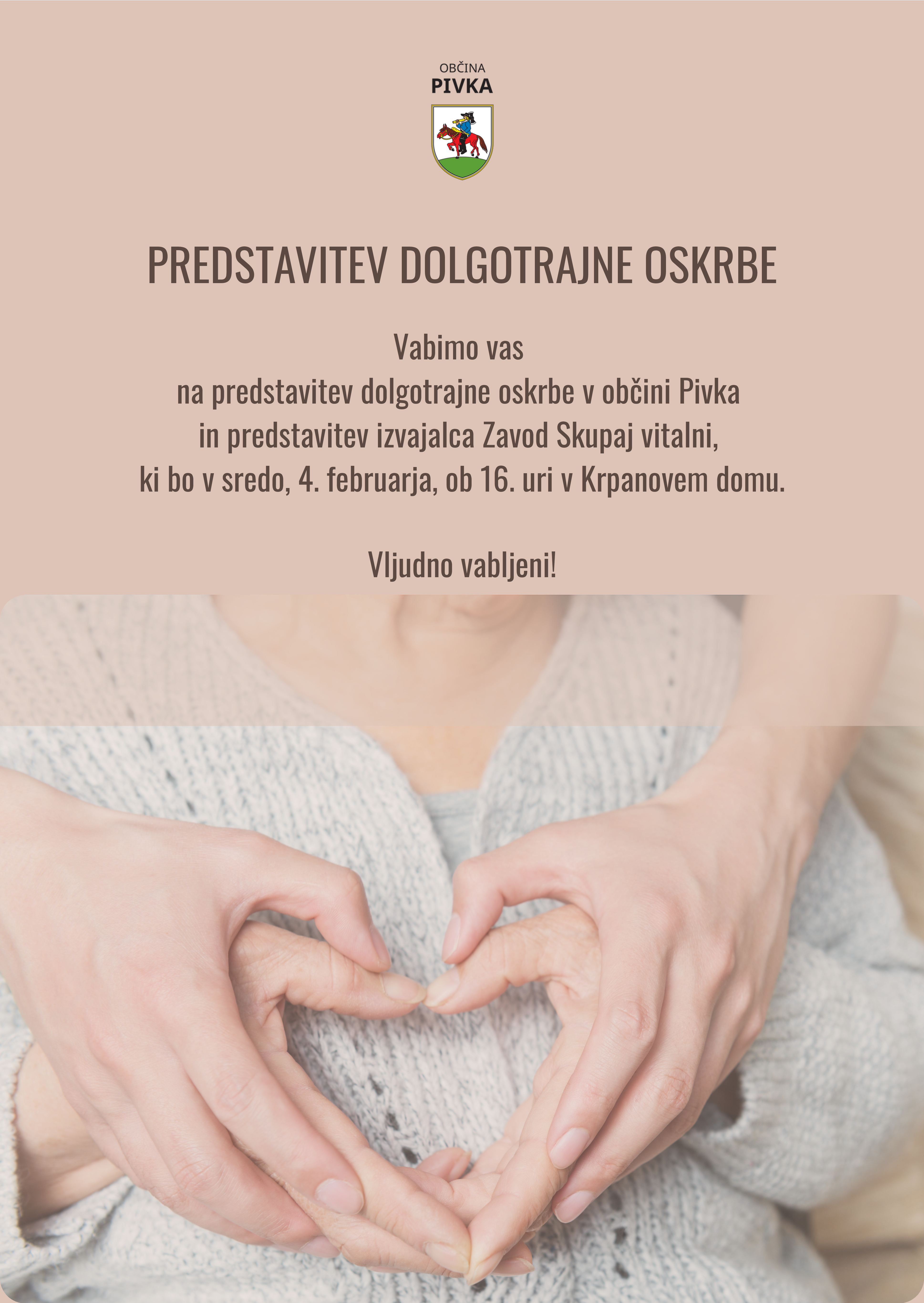 PREDSTAVITEV DOLGOTRAJNE OSKRBE v občini Pivka_vabilo a4